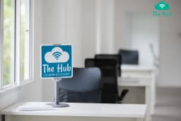Dedicated desks at The Hub